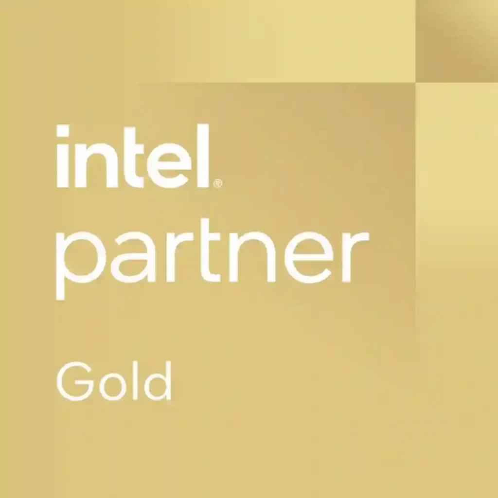 Intel logo for gold members